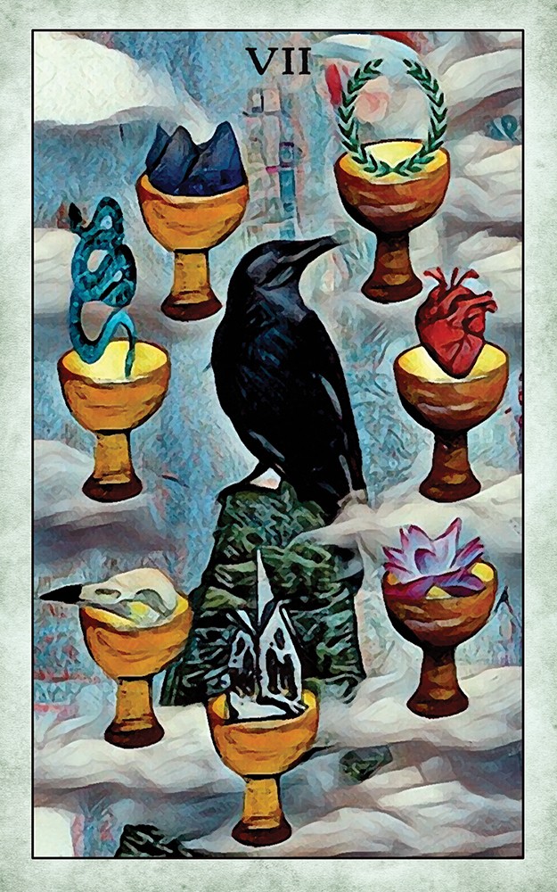 CrowTarotSevenOfCups