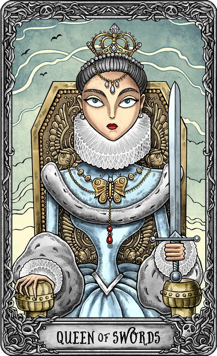 DarkMansionTarotQueenOfSwords