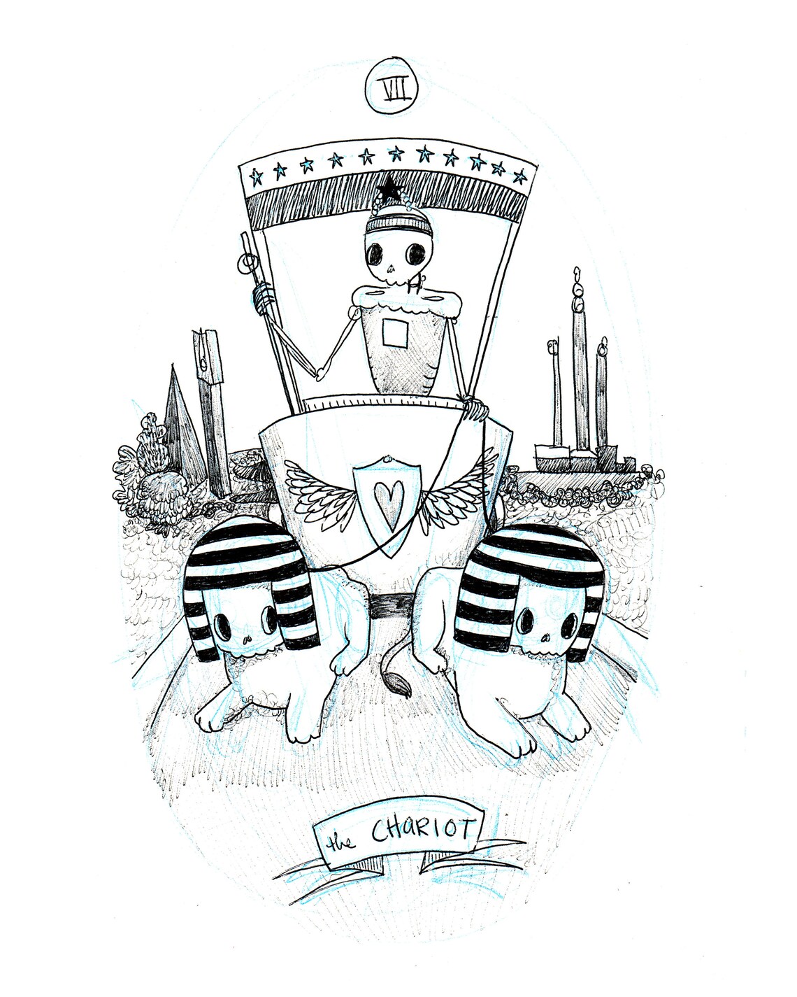 SkeletonTarotTheChariot